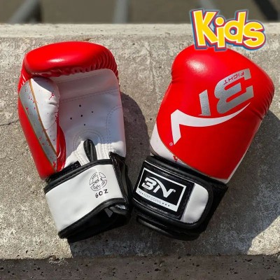 Детские боксерские перчатки BN fight красные - Сайд-Степ магазин спортивной экипировки