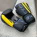 Боксерские перчатки BN fight excite черно-желтые в наличии в магазине Сайд-Степ