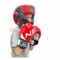 Детские боксерские перчатки красные