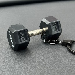 Брелок гантель BOXBRO на кольце