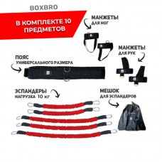 Тренажер для бокса эспандер бойца BOXBRO