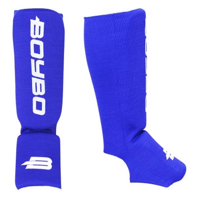 Детская защита ног BoyBo эластик синяя - Сайд-Степ магазин спортивной экипировки