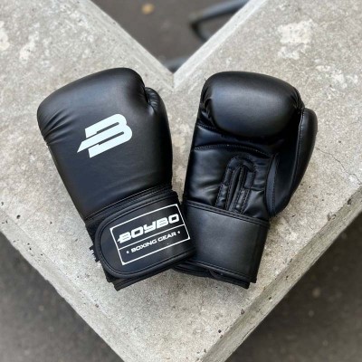 Боксерские перчатки Boybo basic черные в наличии в магазине Сайд-Степ