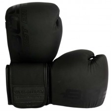Боксерские перчатки BoyBo first edition черные (кожа)