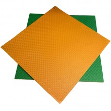 Будо-мат оранжево-зеленый 1*1 м (20 мм)