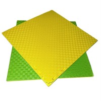 Будо-мат желто-зеленый prc 1*1 м (20 мм)