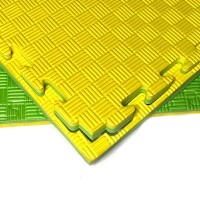 Будо-мат желто-зеленый prc 1*1 м (20 мм)