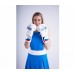Боксерские перчатки Clinch olimp бело-синие в наличии в магазине Сайд-Степ