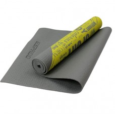 Коврик для йоги и фитнеса Espado pvc 173x61x0.5 см серо-желтый