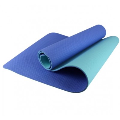 Коврик для йоги и фитнеса Espado tpe 173x61x0.6 см синий в наличии в магазине Сайд-Степ