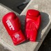 Боксерские перчатки Green Hill rex c лого ФБР красные в наличии в магазине Сайд-Степ