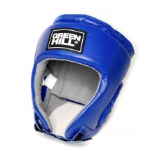 Боксерский шлем Green Hill triumph лого ФБР синий