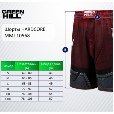 Шорты ММА Green Hill hardcore черно-синие