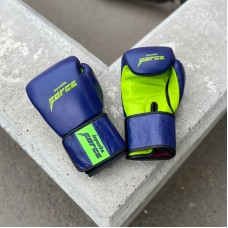 Боксерские перчатки Infinite Force hard lime (кожа)