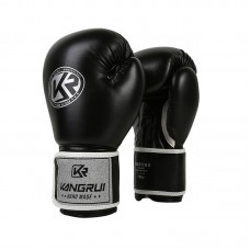 Боксерские перчатки Kangrui черные