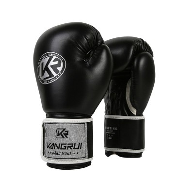 Боксерские перчатки Kangrui черные в наличии в магазине Сайд-Степ