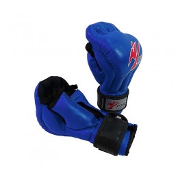 Перчатки для единоборств Рэй спорт скорпион-2 синие