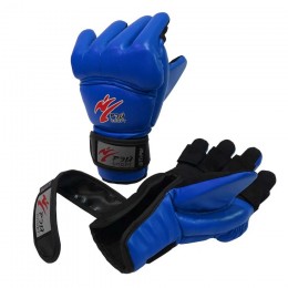 Перчатки-краги для АРБ Рэй спорт штурм синие
