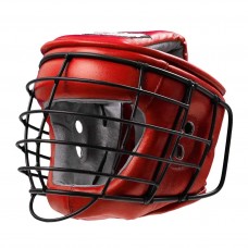 Шлем Рэй спорт для АРБ с маской титан-2 красный
