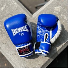 Боксерские перчатки Reyvel beginning синие