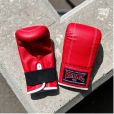 Снарядные боксерские перчатки Reyvel красные