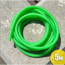 Борцовская резина 5 м (зеленая, 15 мм)
