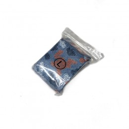 Тканевая фитнес лента серая large (D=44 см)