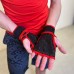 Неопреновые перчатки для фитнеса черно-красные - Сайд-Степ магазин спортивной экипировки