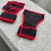 Неопреновые перчатки для фитнеса черно-красные - Сайд-Степ магазин спортивной экипировки