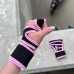 Неопреновые перчатки для турника черно-розовые - Сайд-Степ магазин спортивной экипировки
