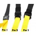 Петли для функционального тренинга P3 PRO (III комплект) желтые - Сайд-Степ магазин спортивной экипировки