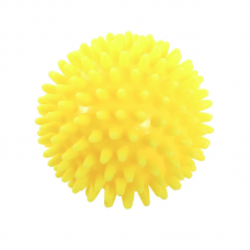 Мяч массажный Basefit 6 см желтый