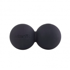 Мяч массажный Starfit двойной для мфр 6 см черный