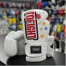 Детские боксерские перчатки TOFIGHT белые