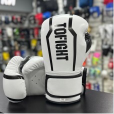 Детские боксерские перчатки TOFIGHT light белые