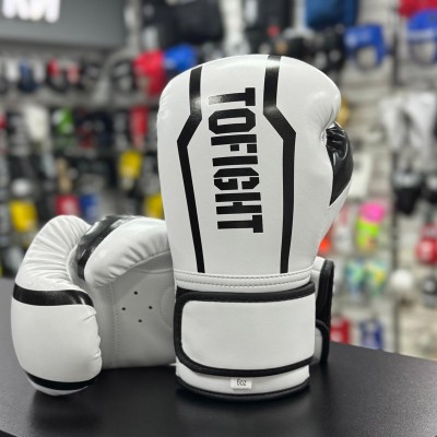 Детские боксерские перчатки TOFIGHT light белые в наличии в магазине Сайд-Степ