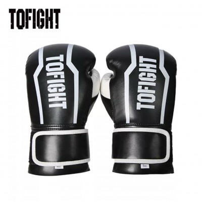 Детские боксерские перчатки TOFIGHT light черные в наличии в магазине Сайд-Степ