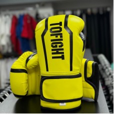Детские боксерские перчатки TOFIGHT light желтые