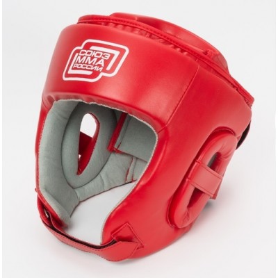 Шлем Takeshi fight gear Союз ММА России красный в наличии в магазине Сайд-Степ