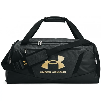 Спортивная сумка Under Armour undeniable duffel 5.0 sm черно-золотая (40 л) в наличии в магазине Сайд-Степ