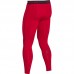 Компрессионные штаны Under Armour heatgear armour legging красные