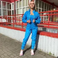 Костюм сауна для похудения голубой